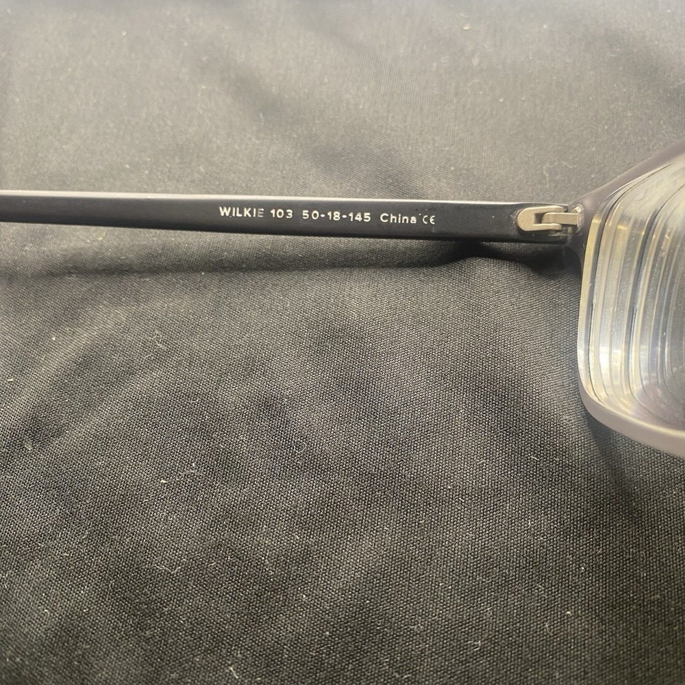 Warby Parker Eyeglasses FRAME ONLY Wilkie 103 50-18-145 Black 770 - Picture 14 of 15